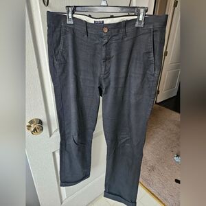 J. Crew Men's Black Chinos